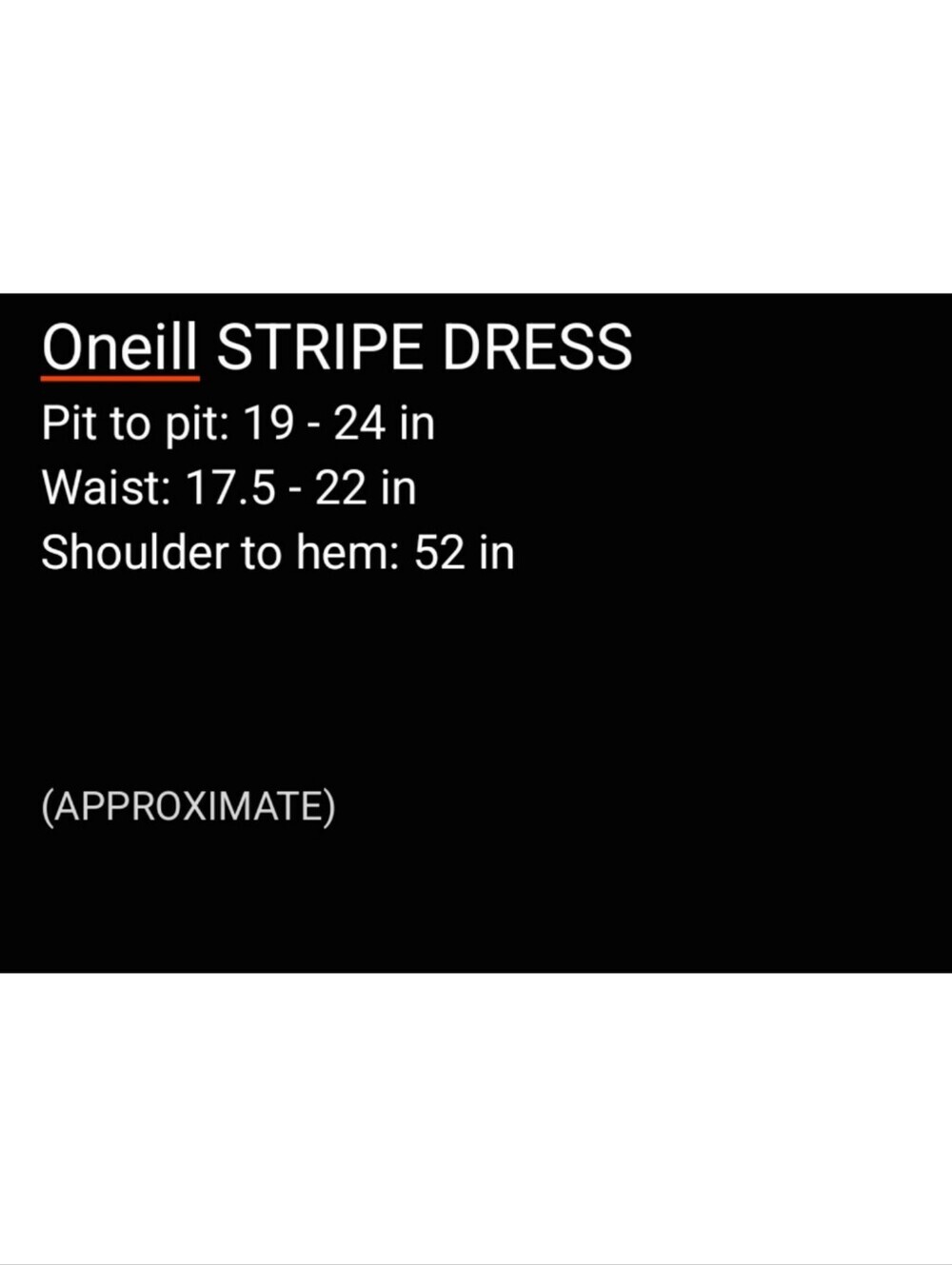 ONEILL Coastal Boho Stripe Tie Button Front Midi Dress – Resort Chic Romantic 1X - Picture 15 of 15